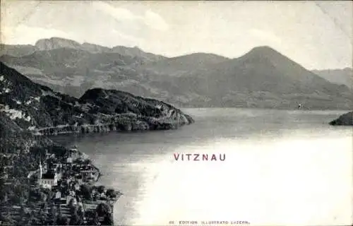 Ak Vitznau Kanton Luzern, Panorama