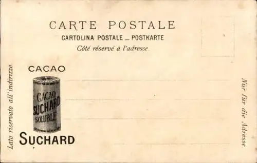 Litho Comte de Nice, Reklame, Chocolat Suchard