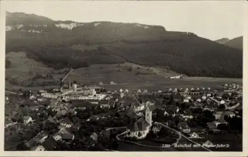 Ak Balsthal Kanton Solothurn, Gesamtansicht, Papierfabrik