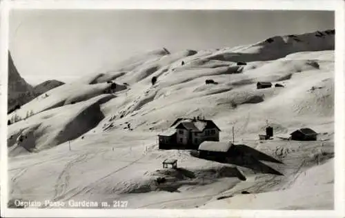 Ak Gröden Val Gardena Südtirol Italien, Rifugio Ospizio