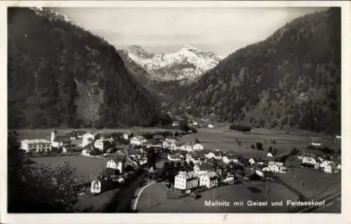 Ak Mallnitz in Kärnten, Gesamtansicht, Geisel, Feldseekopf