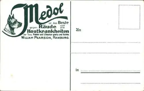 Ak Varanasi Benares Indien, Aurangzeb Moschee, Werbung Medol