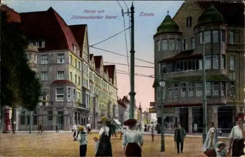 Ak Essen im Ruhrgebiet, Rüttenscheider Stern