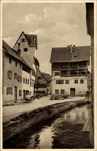 Ak Nördlingen in Schwaben, Gerberviertel