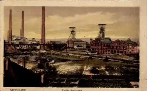 Ak Sterkrade Oberhausen Nordrhein Westfalen, Zeche Sterkrade