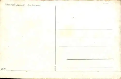 Ak Neustadt an der Haardt Weinstraße, Luitpoldstraße