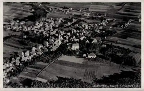 Ak Henfenfeld in Mittelfranken, Fliegeraufnahme