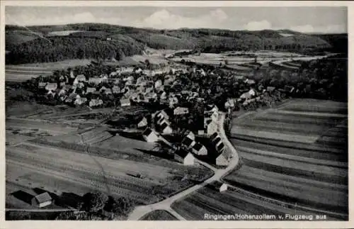 Ak Ringingen Hohenzollern, Fliegeraufnahme