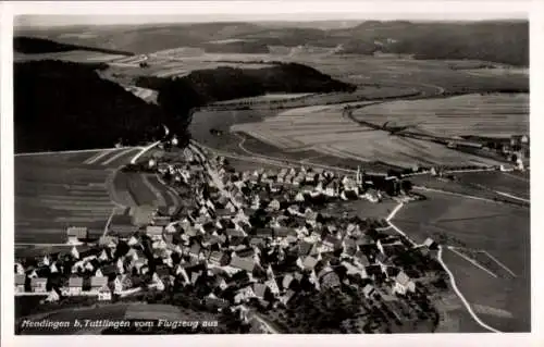 Ak Nendingen Tuttlingen an der Donau Württemberg, Fliegeraufnahme