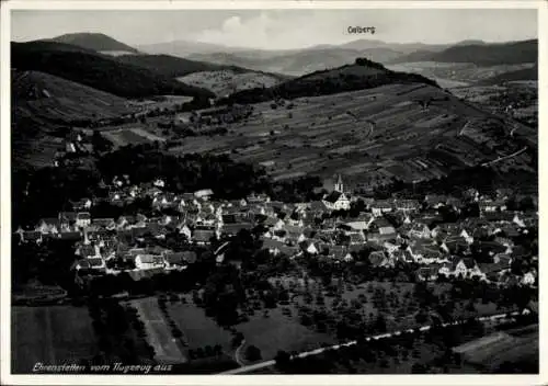 Ak Ehrenstetten Ehrenkirchen im Breisgau, Fliegeraufnahme, Oelberg