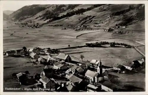 Ak Thalkirchdorf Oberstaufen im Allgäu, Fliegeraufnahme