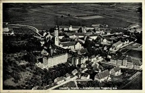 Ak Ursberg in Schwaben, Fliegeraufnahme Kloster und Anstalten