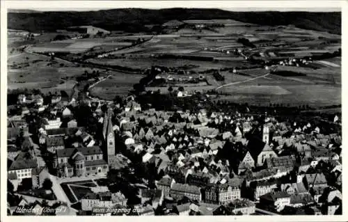 Ak Weiden in der Oberpfalz, Fliegeraufnahme