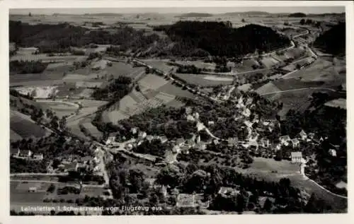 Ak Leinstetten Dornhan Baden Württemberg, Fliegeraufnahme, Blick auf Ort und Umgebung