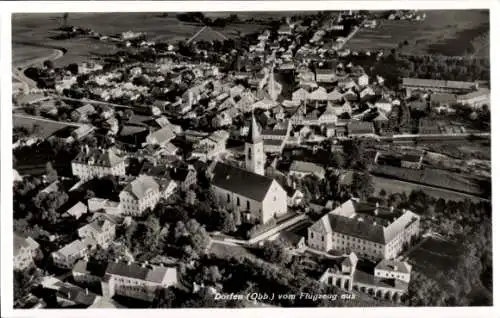 Ak Dorfen in Oberbayern, Fliegeraufnahme