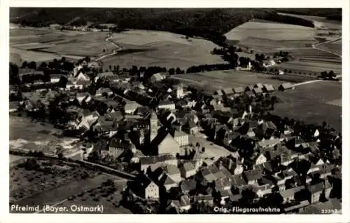 Ak Pfreimd in der Oberpfalz, Fliegeraufnahme