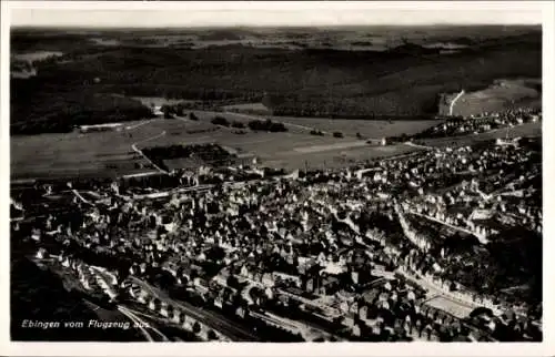 Ak Ebingen Albstadt in Württemberg, Fliegeraufnahme