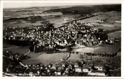 Ak Crailsheim in Württemberg, Fliegeraufnahme