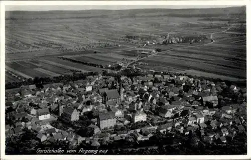 Ak Gerolzhofen in Unterfranken, Fliegeraufnahme