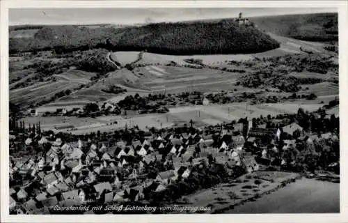 Ak Oberstenfeld in Baden Württemberg, Fliegeraufnahme, Schloss Lichtenberg