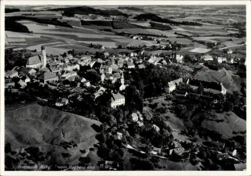 Ak Bad Griesbach im Rottal Niederbayern, Fliegeraufnahme