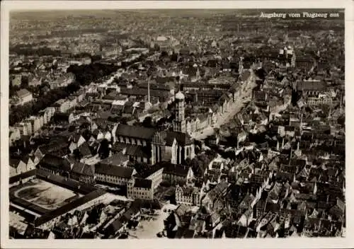 Ak Augsburg in Schwaben, Fliegeraufnahme