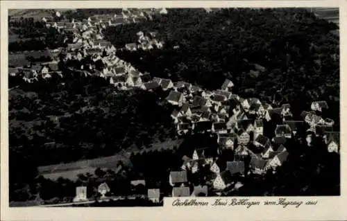 Ak Öschelbronn Gäufelden Baden Württemberg, Fliegeraufnahme, Stadtpanorama