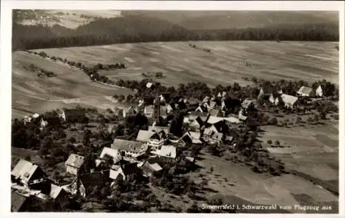 Ak Simmersfeld im Schwarzwald, Fliegeraufnahme