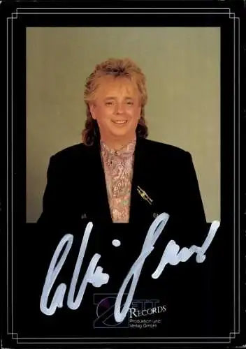 Ak Sänger Ekki Göpelt, Portrait, Autogramm