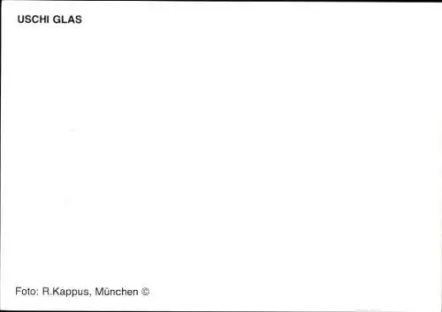 Ak Schauspielerin Uschi Glas, Portrait, Autogramm