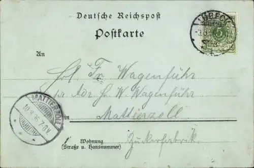 Litho Lübeck in Schleswig Holstein, Ratsweinkeller, Hansa-Saal