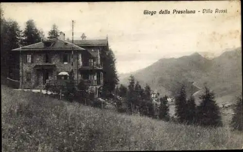 Ak Brescia Lombardia, Giogo della Presolana, Villa Rossi