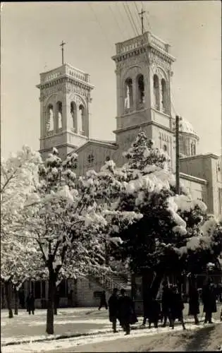 Foto Ak Tripoli Griechenland, Sankt-Basil-Kirche