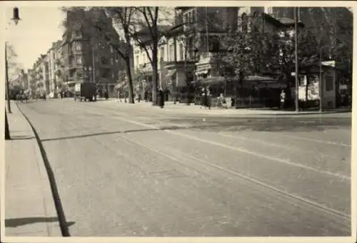 Foto Ak Hamburg Nord Uhlenhorst, Straßenpartie