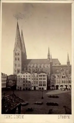 Ak Hansestadt Lübeck, Platz