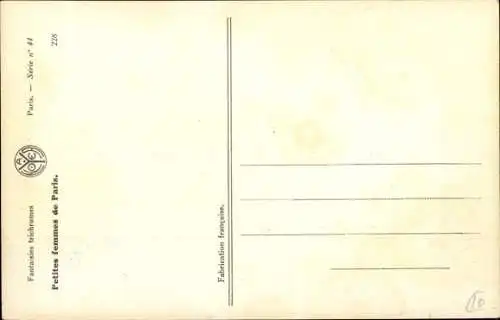 Künstler Ak Sager, Xavier, Wind weht Rock einer Frau hoch, Strümpfe, Puderdose, Hut