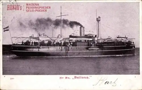 Ak Niederländisches Schiff, Dampfer Bellona