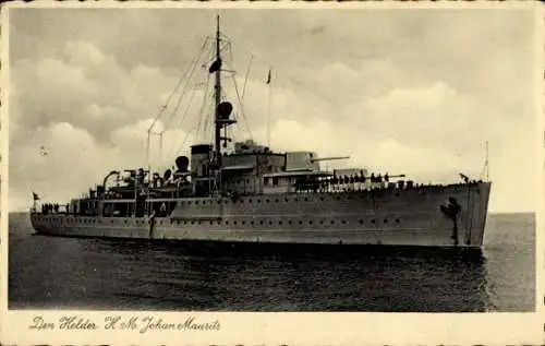 Ak Niederländisches Kriegsschiff, Hr.Ms. Johan Maurits