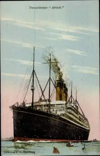 Ak Dampfer Adriatic, White Star Line