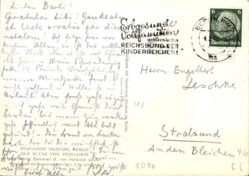 Ak Berlin Mitte, Pergamonmuseum, Altar von Pergamon