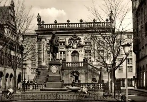 Ak Leipzig in Sachsen, Alte Börse, Denkmal