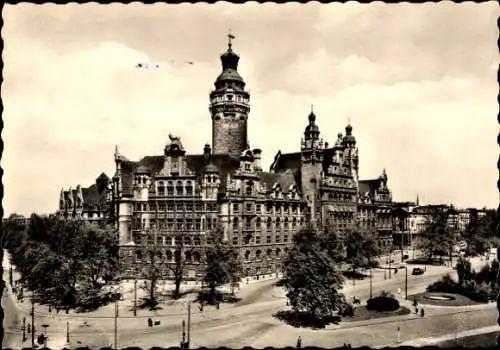 Ak Leipzig in Sachsen, neues Rathaus