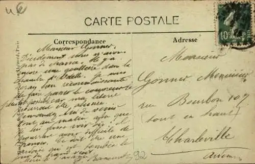 Ak Paris V, Institution Nationale des Sourds-Muets, La Cour d'Honneur