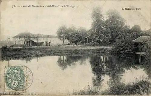 Ak Meudon Hauts de Seine, Foret, Petit Bicetre, Etang