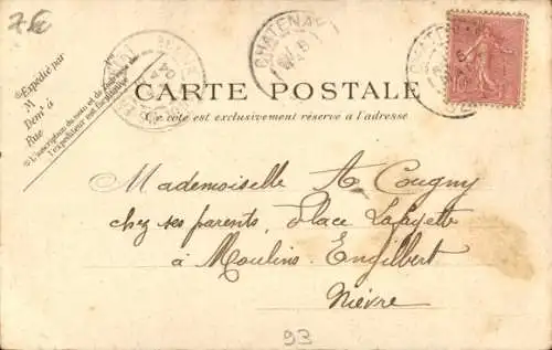 Ak Aulnay Seine Saint Denis, Chateau de la Vallee aux Loups