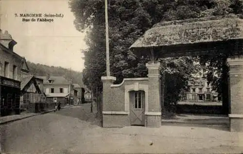 Ak Maromme Seine Maritime, Rue de l'Abbaye