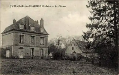 Ak Tourville la Chapelle Seine-Maritime, Chateau