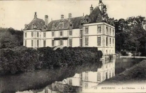 Ak Bourron Marlotte Seine et Marne, Le Chateau