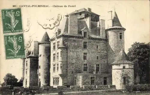 Ak Polminhac Cantal, Chateau de Pestel