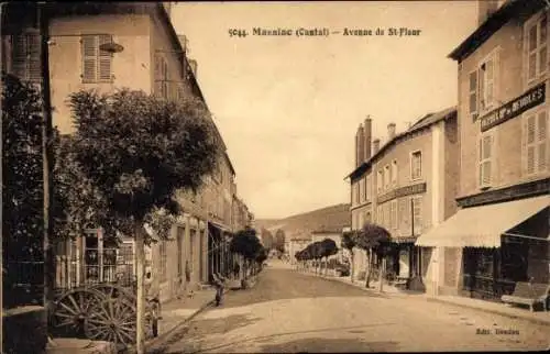 Ak Massiac Cantal, Avenue de St-Flour